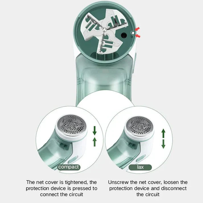 Compact & Powerful Electric Lint Remover