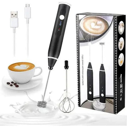 "2-in-1 High-Quality Coffee Frother & Egg Whisk"
