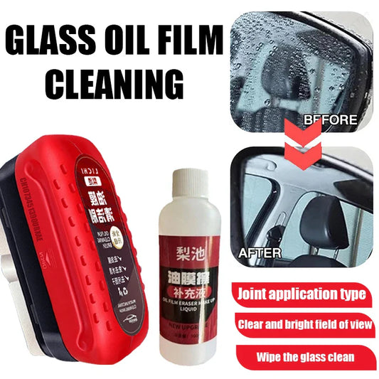 Crystal Clear Car Glass Oil Film Remover