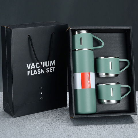 Premium 500ml Stainless Steel Vacuum Flask Set